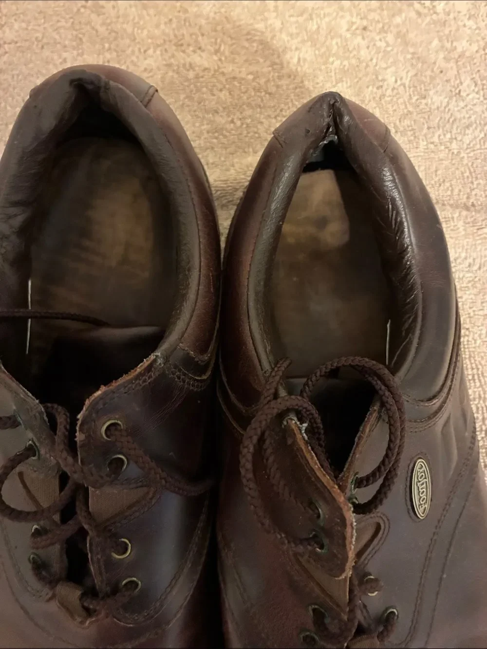 Men’s size 13W FootJoy‎ Brown Leather Oxford Golf Shoes